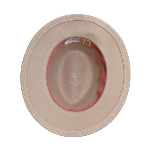 Mr. K Originals/Geo. W. Bollman Hats Vintage 100% Wool Felt Fedora - Picture 7 of 9